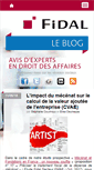 Mobile Screenshot of fidal-avocats-leblog.com