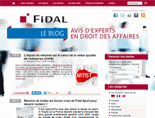 Tablet Screenshot of fidal-avocats-leblog.com